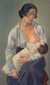 Gino Severini,
“Maternità”, 1916. Cortona, Museo dell’Accademia Etrusca. - Archivio BPP
