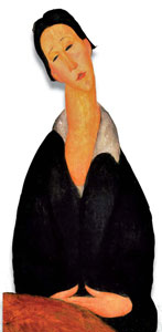 Amedeo Modigliani, “La femme polonnaise”, olio su tela, 1918. Philadelphia Museum of Art.