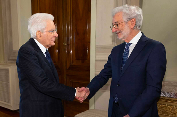 Il presidente della Banca Popolare Pugliese ricevuto al Quirinale per il 160esimo anniversario della nascita della Popolare di Lodi